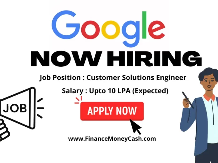 Google is hiring for Customer Solutions Engineer