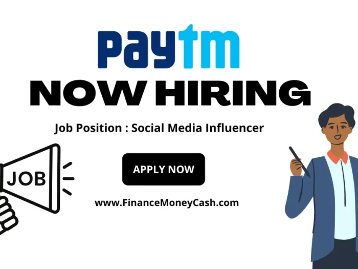 Paytm is hiring for Social Media Influencer - Intern.