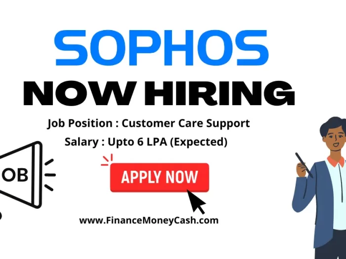 Sophos is hiring for Customer Care Support