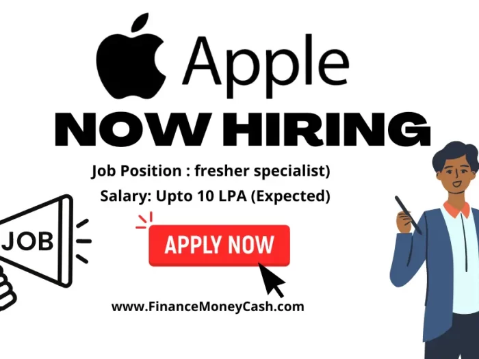 Apple is hiring for fresher specialist