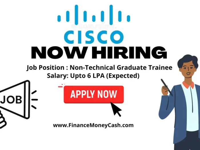 Cisco is hiring for Non-Technical Trainee