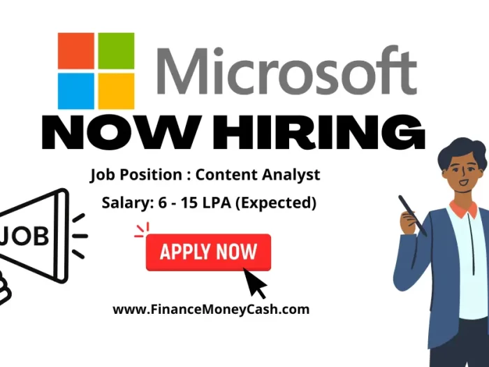 Microsoft is hiring for Content Analyst