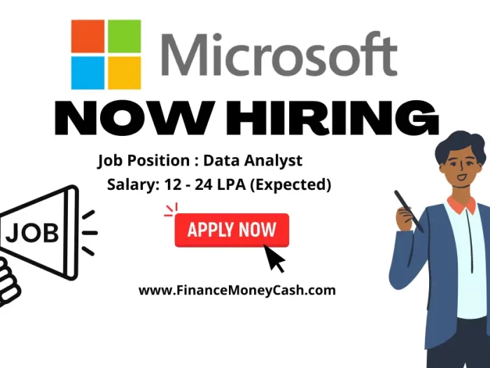 Microsoft is hiring for Data Analyst