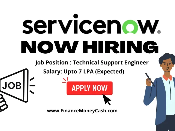 ServiceNow is hiring for Technical Support Engineer